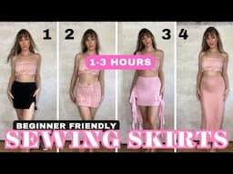 Learn how to make your own SKIRTS | Sewing Tutorial