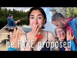 THE MOST HILARIOUS ENGAGEMENT STORY | Fake proposal, dangerous location, and two rings??