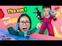 bqThanh Làm Lính Squid Game Quản Trò Tiêu Diệt Người Chơi Thua !? Ốc Thua Bỏ Trốn