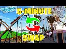 Theme Park Tycoon 2 But We SWAP Parks Every 5 Minutes