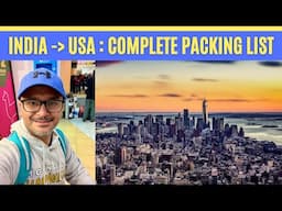 India to USA Packing Checklist 2025 | List of Things to Carry when you Travel to USA from India