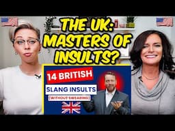 American Couple Reacts & Guess: British Slang Insults (without swearing!) FIRST TIME REACTION!