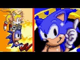 Genesis GBA Sonic in Sonic 3 A.I.R.