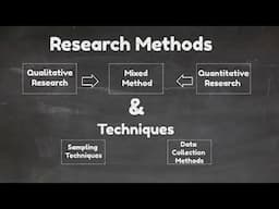 Research Methods and Techniques [Video-4]