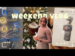 Weekend Vlog: Office Christmas Party 🎉, Book Haul 📚, New Vlog Camera 📸 & Cozy Winter Vibes 🎄