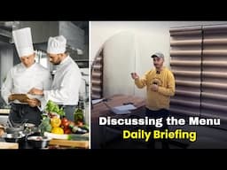 Discussing the Menu | Daily Briefing | Restaurant Staff Training by Chef Dheeraj Bhandari