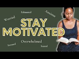 5 Bible Verses To Help You With Anxiety - Stay Motivated || Myrna Scales