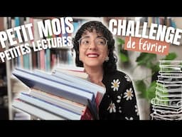 En février on lit des PETITS livres 📚 petit mois, petites lectures 2025 CHALLENGE