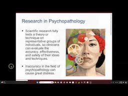 Research in Psychopathology / Abnormal Psychology