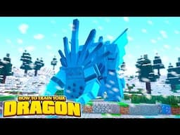 ICE BEWILDERBEAST JOINS TINY TURTLE’s NATION!!! - How To Train Your Dragon Minecraft