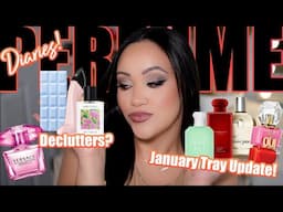 PERFUME DIARIES 📒 JANUARY PERFUME TRAY UPDATE | PERFUMES I'VE BEEN WEARING THIS MONTH | AMY GLAM ✨