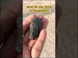 Guess the weight. #meteorite