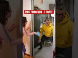 PING PONG DA PORTA: Proviamo il Door Pong e Chi Perde…