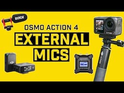 How to Connect Any Mic To The DJI Osmo Action 4!!