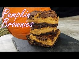 Pumpkin Cheesecake Brownies