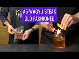 A5 Wagyu Steak Old Fashioned #shorts