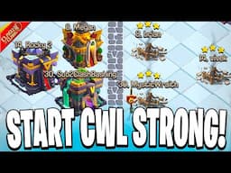 Let's Start CWL Off with Some Triples! (Clash of Clans)