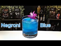 Los mejores cócteles y bebidas azules 💙 NEGRONI BLUE