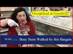 Overpriced at Goodwill? See Treasure I Found Glass, Purses, Movie Collectible - Thrift with Dr. Lori