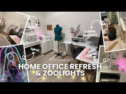 IKEA Home Office Makeover | Exploring ZOOLIGHTS, Calgary | #VLOGMAS