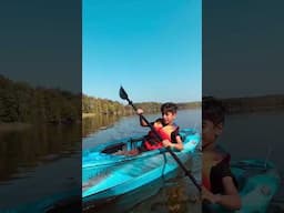 Kayaking in a peaceful lake #nalayalamvlog #malayalamkayaking