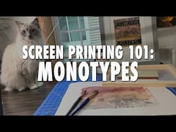 How to Make Screenprint Monotypes | Screenprinting 101