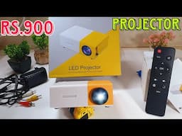 Mini Projector For Home Theater | Best Led Projector With Remote & Cable | Projector Under 1000