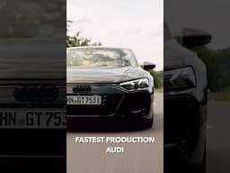 Fastest production Audi #elektromosauto #automobile #autó #audi #etrongt #drag #acceleration #fast