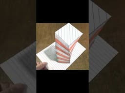 Drawing a 3D Illusion on Line Paper