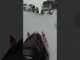 One Handed Chute Climb #snowmobile #509inc #revelstoke