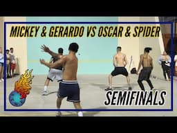 Mickey & Gerardo Vs Oscar & Spider - Semifinals - Florida Men’s A/B DOUBLES HANDBALL TOURNAMENT