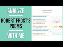 Analyze Robert Frost's Poems With Me | Mending Wall