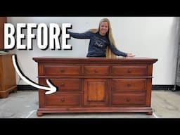 $50 Thrifted Dresser Makeover