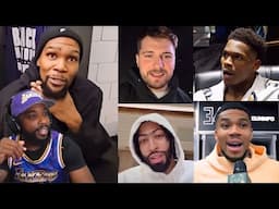 Reacting To NBA Players’ Reactions To The LUKA & ANTHONY DAVIS Trade!