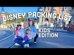 Essential Disney Packing List for Kids in 2025