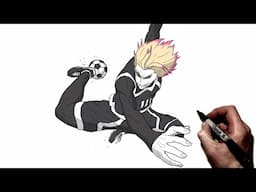 How To Draw Shidou No Look | Step By Step | Blue Lock