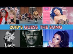 Guess The Song 2010's Pop. Can you get all 16 songs? #2010 s  #guessthesong #popmusic