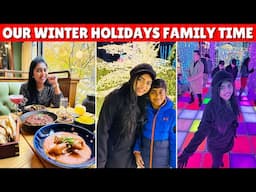 🎁 Holiday Lights - ஒரு Magical Experience | Modern Indian Restaurant | Family Time | USA Tamil VLOG