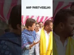 AAP PARTY//DELHI GOVT/CHHATHI MAA//EDUCATION MINISTER//#atishimarlena #trend #viral #trending #delhi