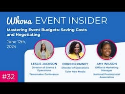 Mastering Event Budgets: Saving Costs and Negotiating [Event Insider 32]