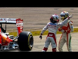 This Happens When F1 Drivers Lose Control