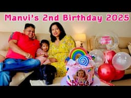 Manvi 2nd Birthday | Gift from @knotdownproject 😍 | 🎂 @emacakesofficial | TimeZone | Hamleys Toys