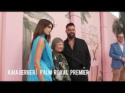 Kaia Gerber talks about her character Mitzi and more red carpet moments at the Palm Royale premiere