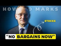 "It Is Not Easy to Find Bargains but..." | Howard Marks | Stocks | Investment