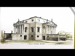 Sketch of Andrea Palladio´s Villa Rotonda