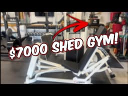 $7000 Shed Home Gym Tour | Cybex, Hammer Strength, Rogue, Rep Fitness!