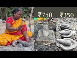 Complete handmade Stone mortar making| How it's made| Man of skills | Toughest job