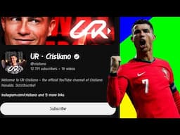 Maina Cristiano Ronaldo-ko YouTube-o channel kulina onjachim? || @cristiano