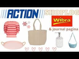 Action shoplog, Wibra & journal pagina