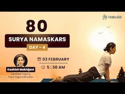 Surya Namaskar Challenge | Day 4 by Kashish Makhijani